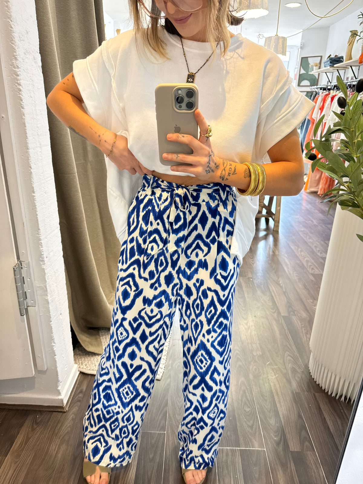 Pantalon fluide - blue