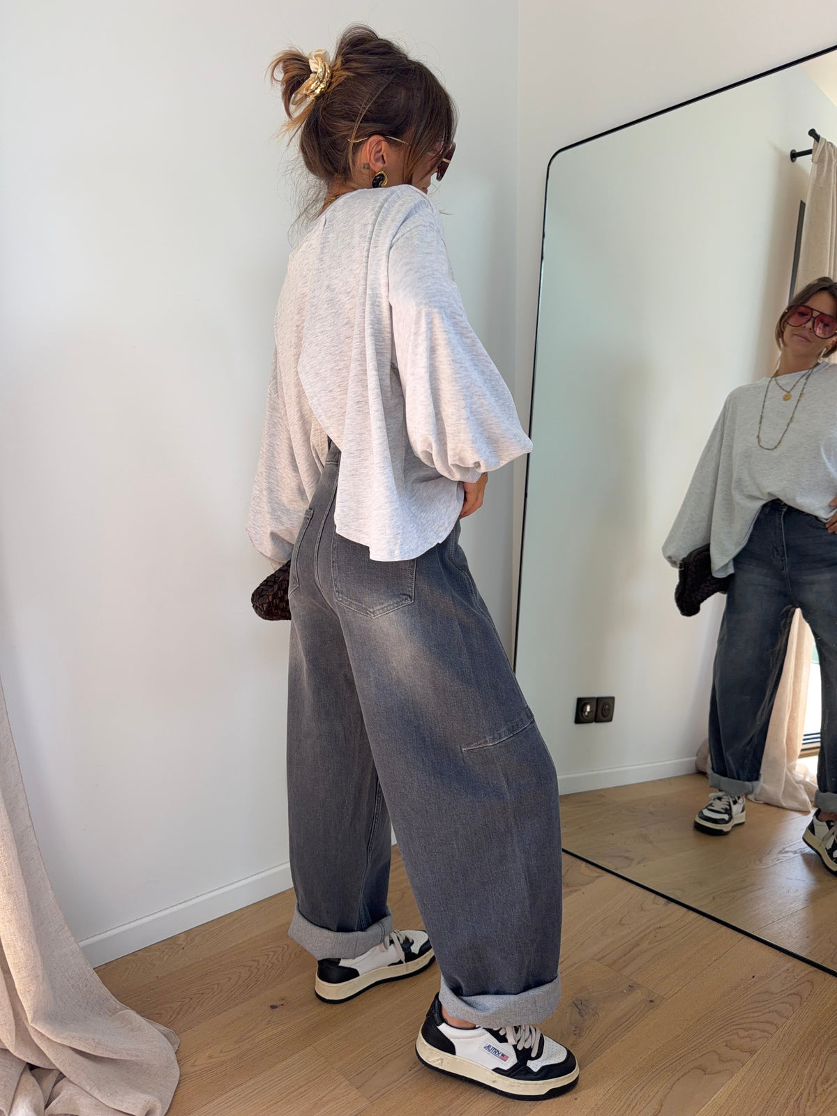 Jeans Mayron - gris clair