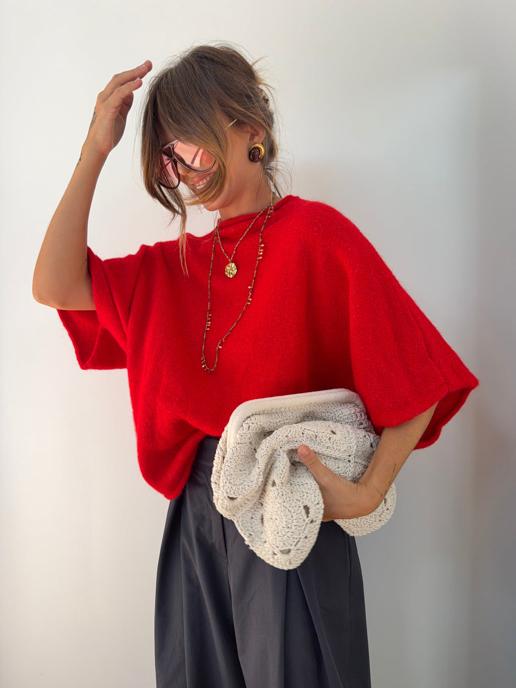 Pull Paris - rouge