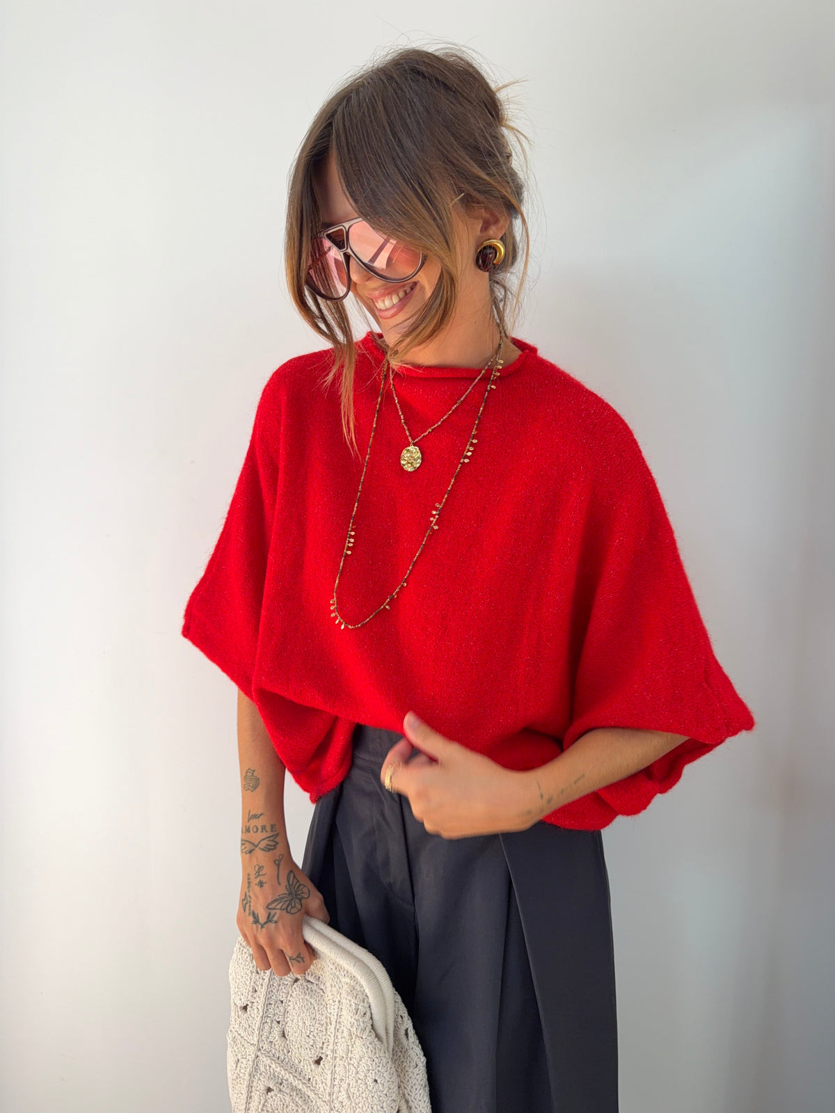 Pull Paris - rouge